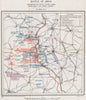 WW1 WESTERN FRONT. Battle of Arras. Royal Flying Corps April 1917 1931 old map