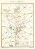 WW1 WESTERN FRONT. Battles of Ypres, July-December 1917. Trench lines 1934 map
