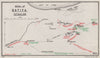 FIRST WORLD WAR. Battle of Qatiya (Katia) 23rd April, 1916. Egypt 1935 old map