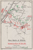1ST WORLD WAR.3rd battle of Gaza.31st Oct 1917.Palestine.Turks British 1935 map