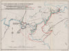 WW1 MESOPOTAMIA CAMPAIGN. Maude's Tigris offensive, Dec 1916-Feb 1917 1935 map