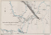 FIRST WORLD WAR. Sketch map of area North of Baghdad. Mesopotamia. Iraq 1935