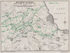 FIRST WORLD WAR.Macedonian Front. Battle of Doiran/Dojran 24 April 1917 1935 map