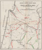 FIRST WORLD WAR.Battle of Megiddo 1918.Turkish 7/8th armies surrounded 1937 map