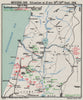 FIRST WORLD WAR. Battle of Megiddo, Midnight 19th Sept. 1918. Palestine 1937 map