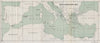 FIRST WORLD WAR. Mediterranean/Aegean Sea. Theatres of operations 1937 old map