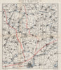 WW1 WESTERN FRONT. Battles of the Hindenburg line, Sept-Oct 1918 1937 old map