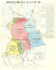 WW1 WESTERN FRONT. British battles during Aug-Nov 1918 1937 old vintage map