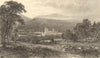 SCOTLAND. Balmoral 1885 old antique vintage print picture