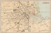 ABERDEEN. Town Plan. Queen's Links. Stations. Scotland. BARTHOLOMEW 1885 map