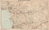 AYRSHIRE. Map of the coal mining districts. Scotland. Minerals. BARTHOLOMEW 1885