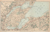 MORAY FIRTH. Firths of Beauly & Cromarty.Inverness.Scotland.BARTHOLOMEW 1885 map