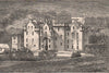 PERTHSHIRE. Blair Castle. Scotland 1885 old antique vintage print picture