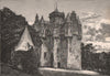 ABERDEENSHIRE. Craigievar Castle, Leochel-Cushnie. Scotland 1885 old print