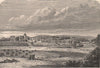 DUNBLANE. View in c1693 from Slezer's Theatrum Scotice. Scotland 1885 print