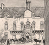 GLASGOW (FOUNDED IN 1450) . Sculptured front of old College. Scotland 1885
