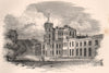 MORAYSHIRE. Gordon Castle. Scotland 1885 old antique vintage print picture
