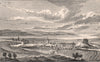 INVERNESS. Town view at the end of the 17th century. Scotland 1885 old print