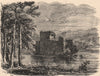 ROSS-SHIRE. Loch-an-Eilan. Scotland 1885 old antique vintage print picture