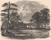AYRSHIRE. Mount Oliphant. Scotland 1885 old antique vintage print picture