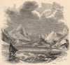 SKYE. Loch Scavig. Scotland 1885 old antique vintage print picture