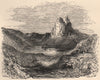 SUTHERLAND. Suilven. Scotland 1885 old antique vintage print picture