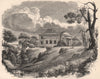 AYRSHIRE. Coilsfield, Tarbolton (Montgomery family) . Scotland 1885 old print