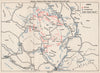 MONTENEGRO.5th offensive.Operation Schwarz.1st try. May 1943. Podgorica 1957 map