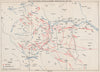OP. SCHWARZ. 5th offensive. Breakthrough Sutjeska June 1943. Zelengora 1957 map