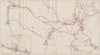 BOSNIA HERZEGOVINA. German forces Bos Grahovo Livno Duvno December 1943 1957 map