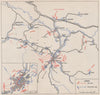 BOSNIA HERZEGOVINA. Banja Luka operation. 31 December 1943-2 Jan 1944 1957 map
