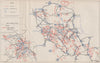 OPERATION ROSSELSPRUNG. 7th offensive. Drvar May-June 1944.Jajce Bosnia 1957 map