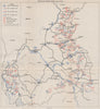 MACEDONIA. 7th Axis(Spring)Offensive May-Jun 1944.Kicevo Vranje Kratovo 1957 map