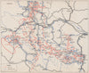 SERBIA. Uzice Usce Priboj Rogacica (15 March-20 May 1944)  1957 old map