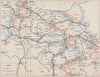 YUGOSLAVIA. Breakthrough Pre Srem Front April 1945. Vinkovci Virovitica 1957 map