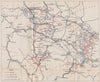 LIBERATION OF YUGOSLAVIA. Combat ops.May 1945. Zagreb Ljubljana Maribor 1957 map