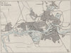 PORT OF ROTTERDAM. Netherlands. WW2 ROYAL NAVY INTELLIGENCE MAP 1944 old