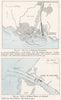 NETHERLANDS.Flushing(Vissingen);Hoek van/Hook Holland.WW2 INTELLIGENCE MAP 1944