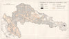 CROATIA-SLAVONIA. Ethnography 1910. Serbs Croats. WW2 NAVY INTELLIGENCE MAP 1944