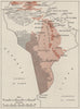 SOUTHERN TUNISIA. WW2 ROYAL NAVY INTELLIGENCE MAP 1945 old vintage chart