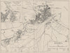 BIZERTA (BIZERTE) . Sidi Abdallah docks. Tunisia. WW2 NAVY INTELLIGENCE MAP 1945