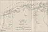 ALGERIAN RAILWAYS. WW2 ROYAL NAVY INTELLIGENCE MAP 1944 old vintage chart