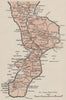 ITALY. Calabria sketch map. WW2 ROYAL NAVY INTELLIGENCE MAP 1944 old