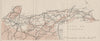 ITALY. The Apulian region. WW2 ROYAL NAVY INTELLIGENCE MAP 1944 old