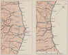 ITALY.Adriatic Coast.Ancona Rimini Pescara.WW2 ROYAL NAVY INTELLIGENCE MAP 1944