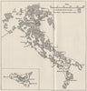ITALY. Land improvement schemes, 1939. WW2 ROYAL NAVY INTELLIGENCE MAP 1945