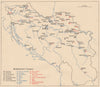 YUGOSLAVIA. Manufacturing industries. WW2 ROYAL NAVY INTELLIGENCE MAP 1945