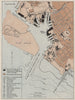 HAWAII. The port of Honolulu. WW2 ROYAL NAVY INTELLIGENCE MAP 1943 old