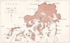 TONGA. Vava'u. physical. WW2 ROYAL NAVY INTELLIGENCE MAP 1944 old vintage