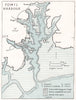 MICRONESIA. Tomil harbour, Yap. WW2 ROYAL NAVY INTELLIGENCE MAP 1944 old
